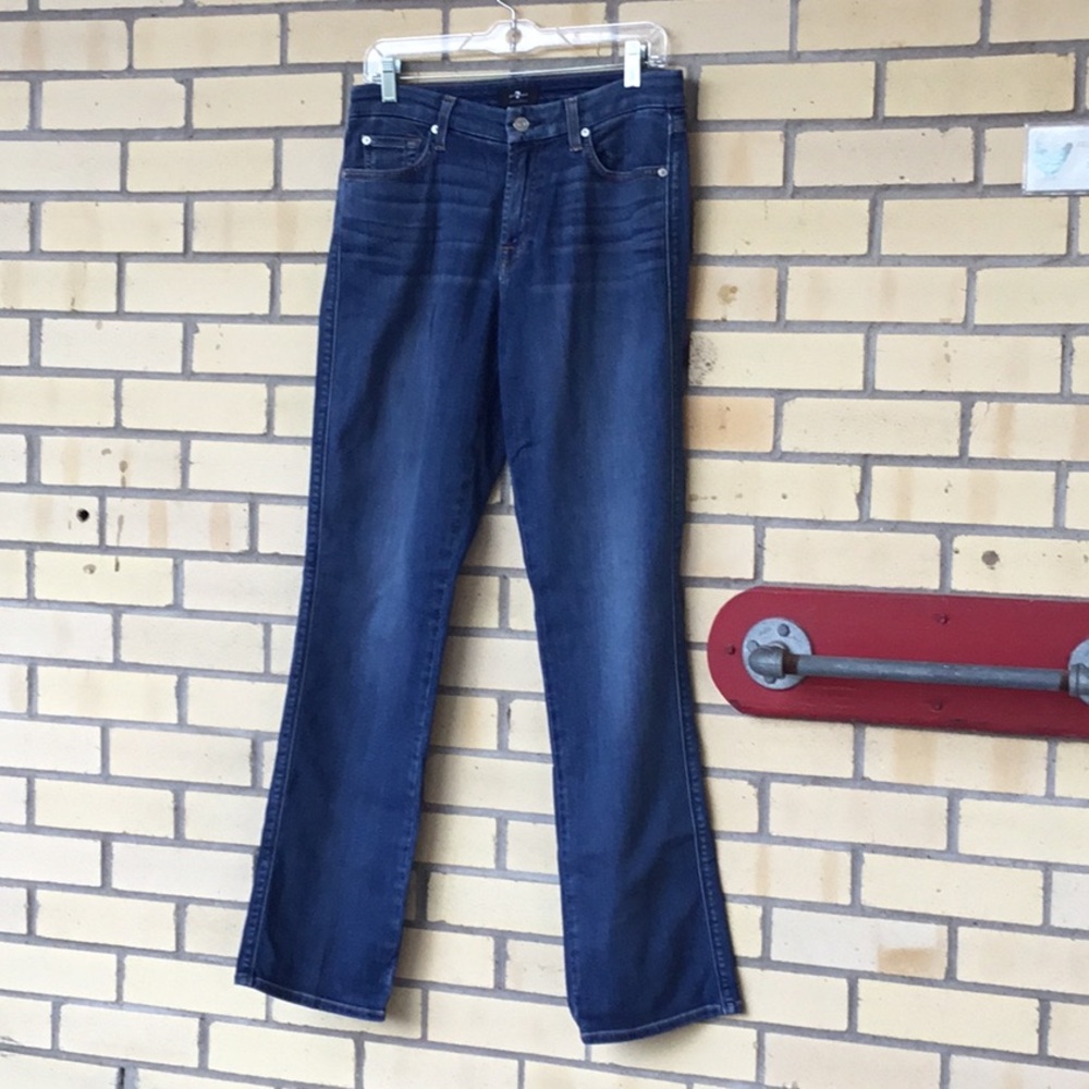 7 for All Mankind, Size 30, 5 Pocket Blue Jeans